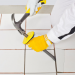 How do professionals carry on the tile removal process in Australia?